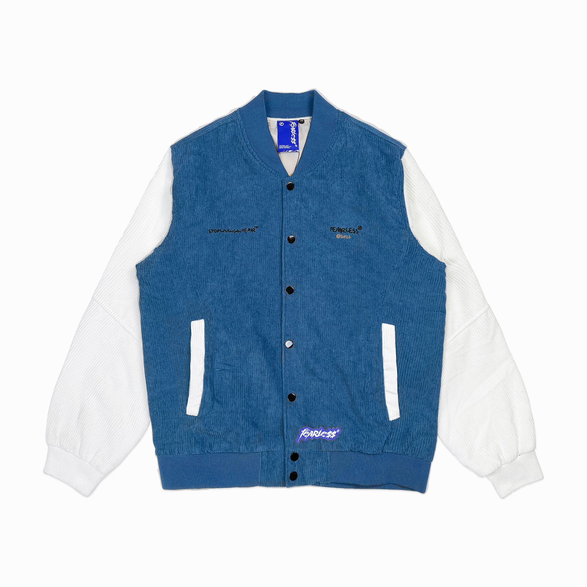 FEARLESS corduroy varsity jacket