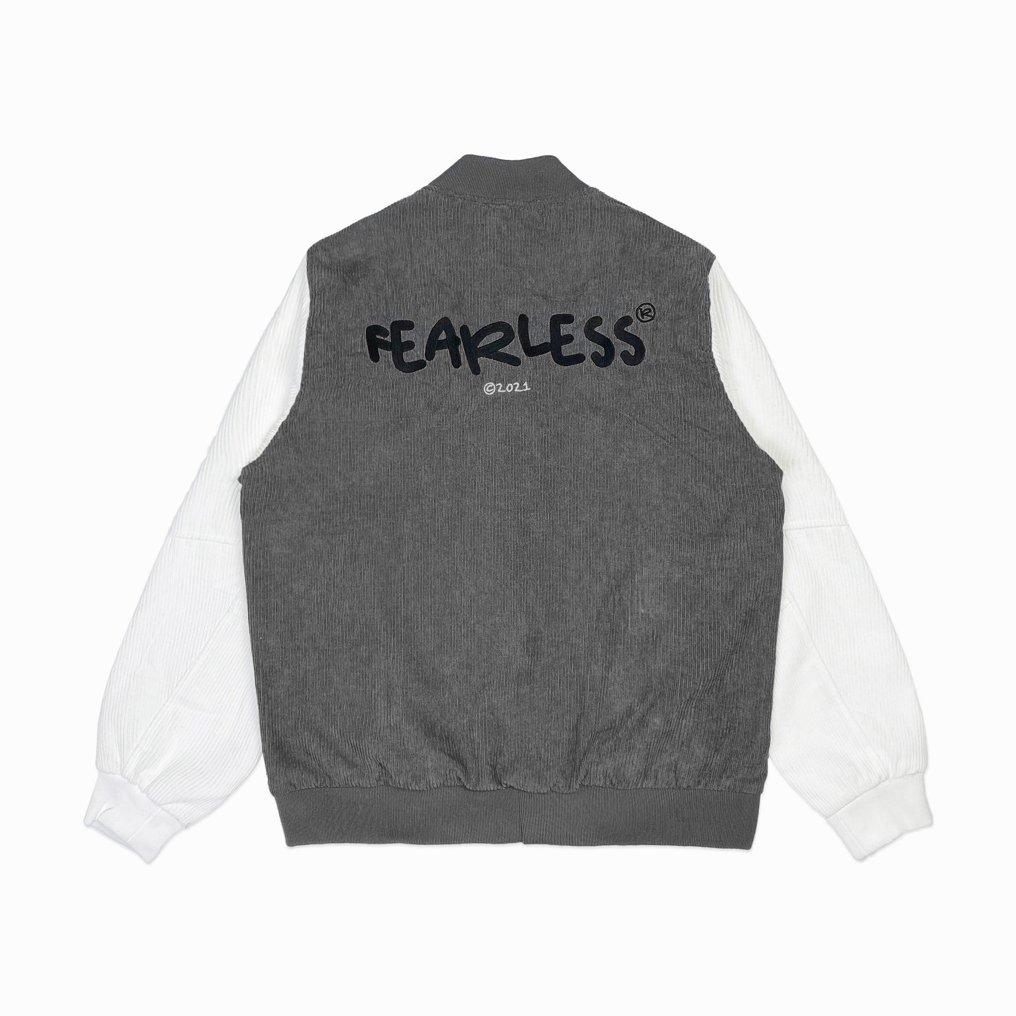 FEARLESS corduroy varsity jacket