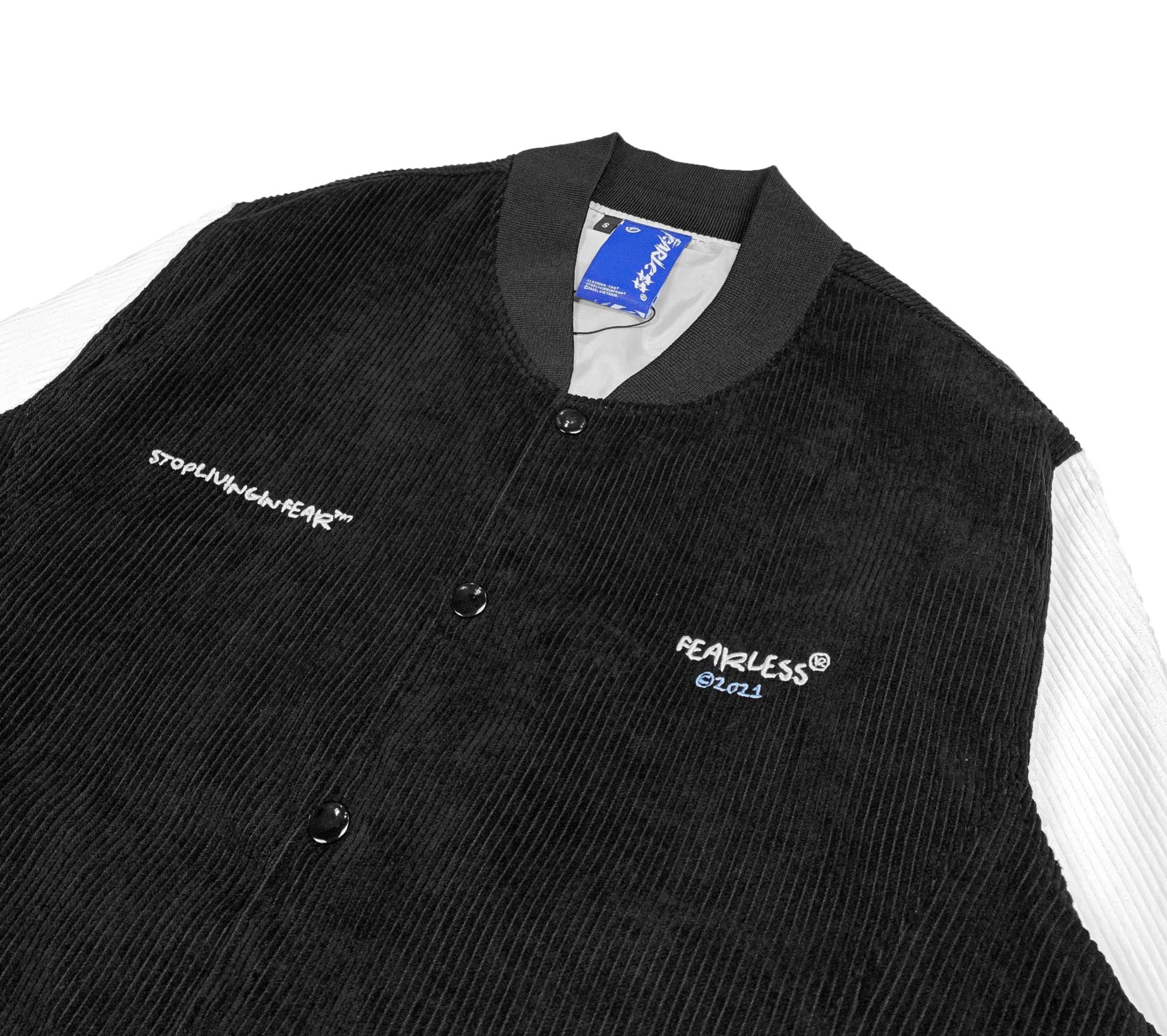 FEARLESS corduroy varsity jacket