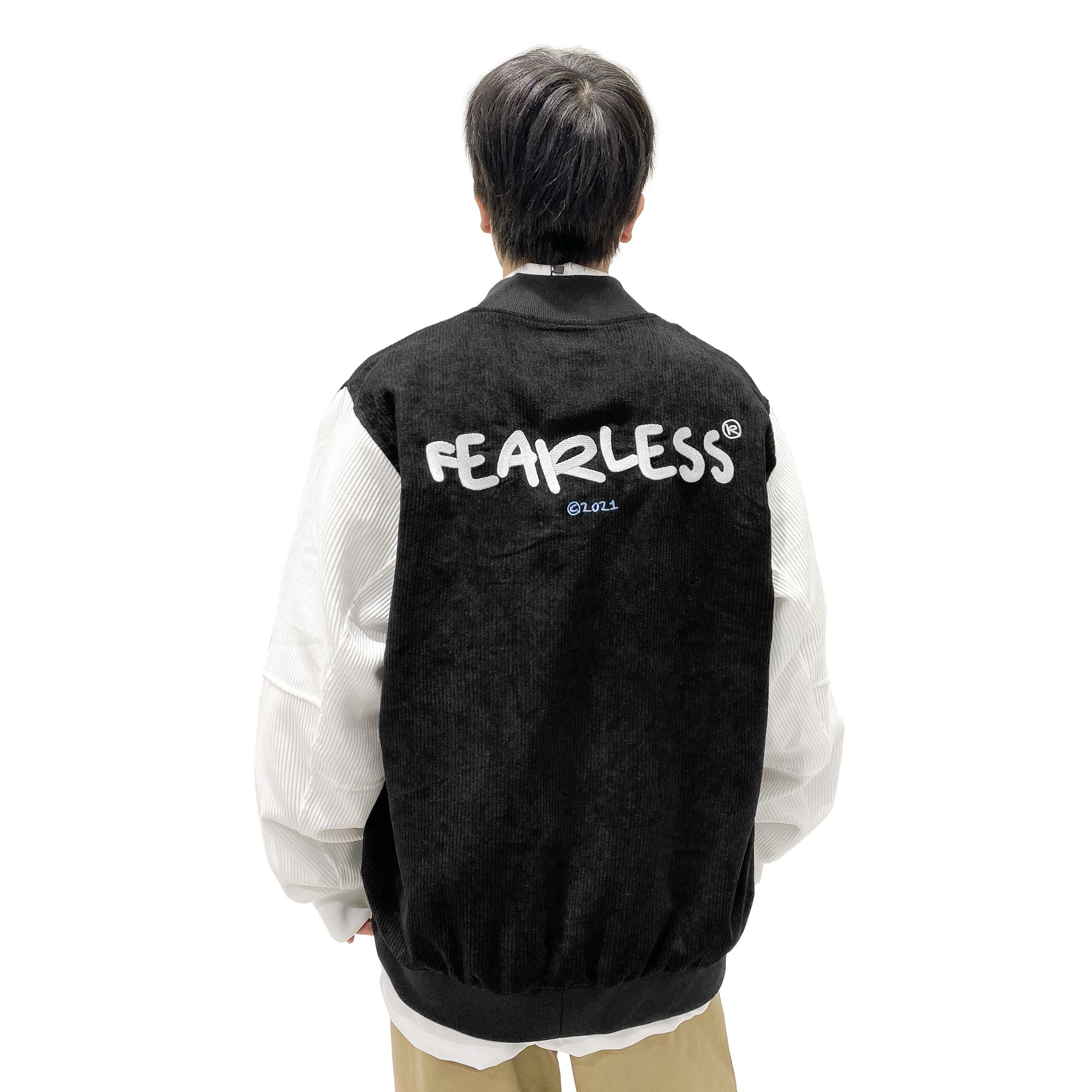 FEARLESS corduroy varsity jacket