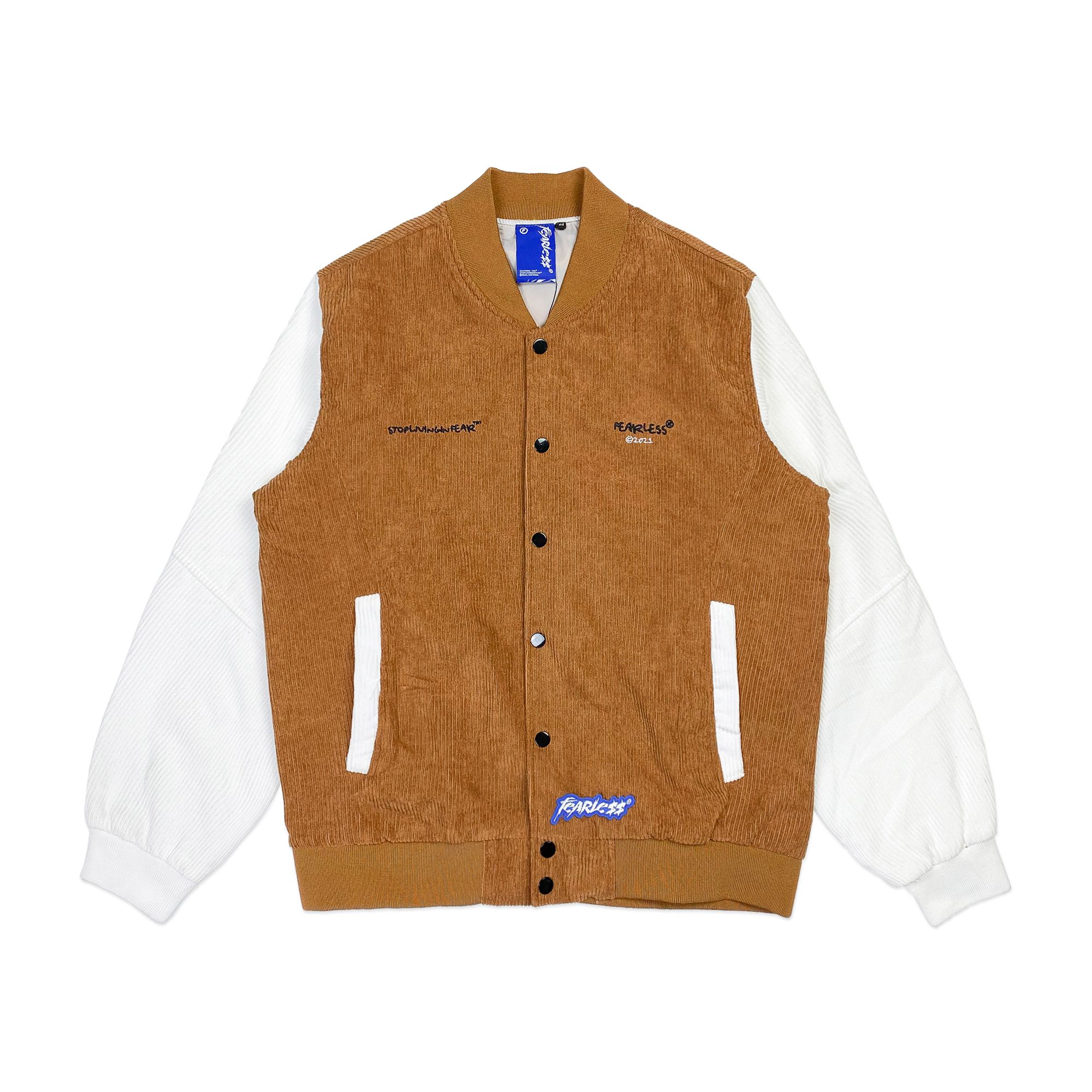 FEARLESS corduroy varsity jacket