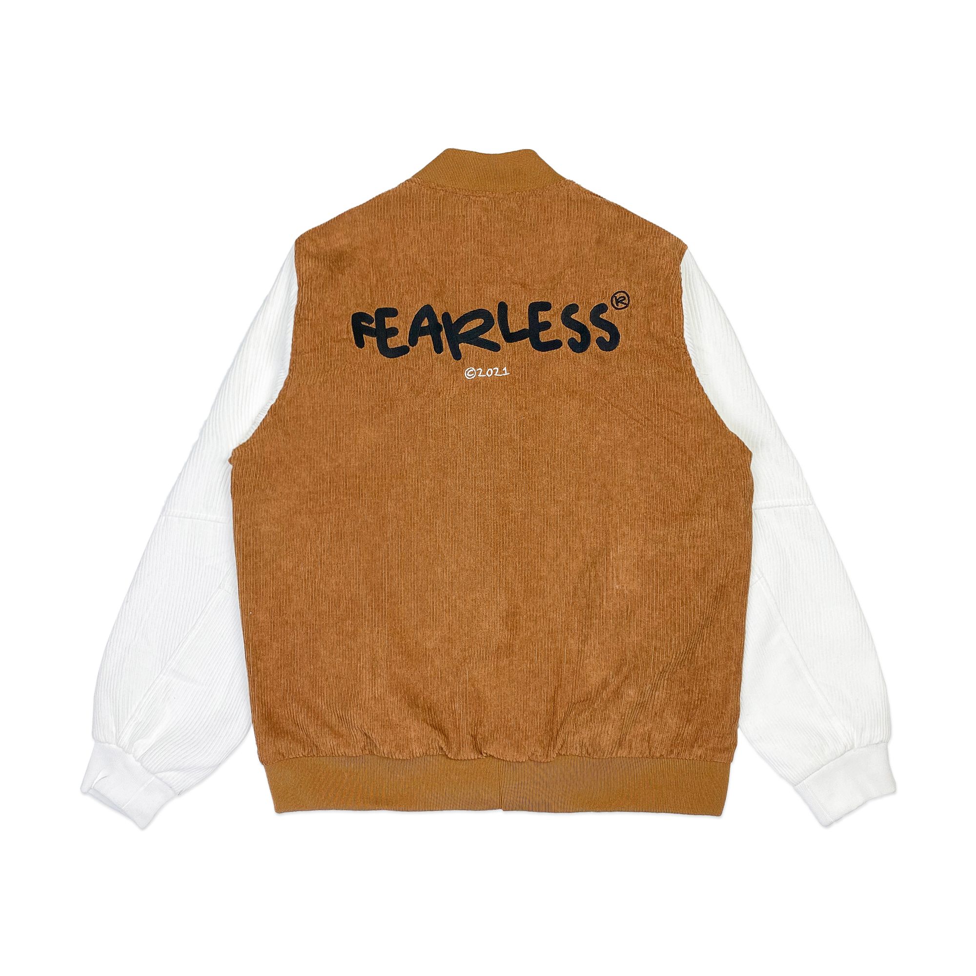 FEARLESS corduroy varsity jacket