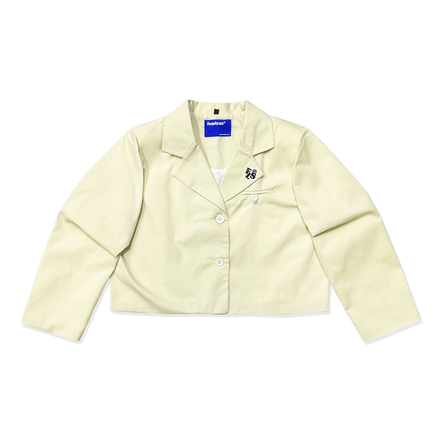 FEARLESS FLS logo croptop blazer