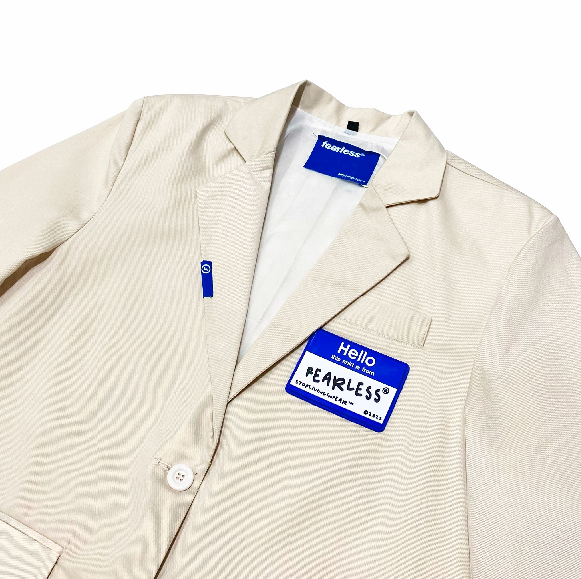 FEARLESS NAME TAG blazer