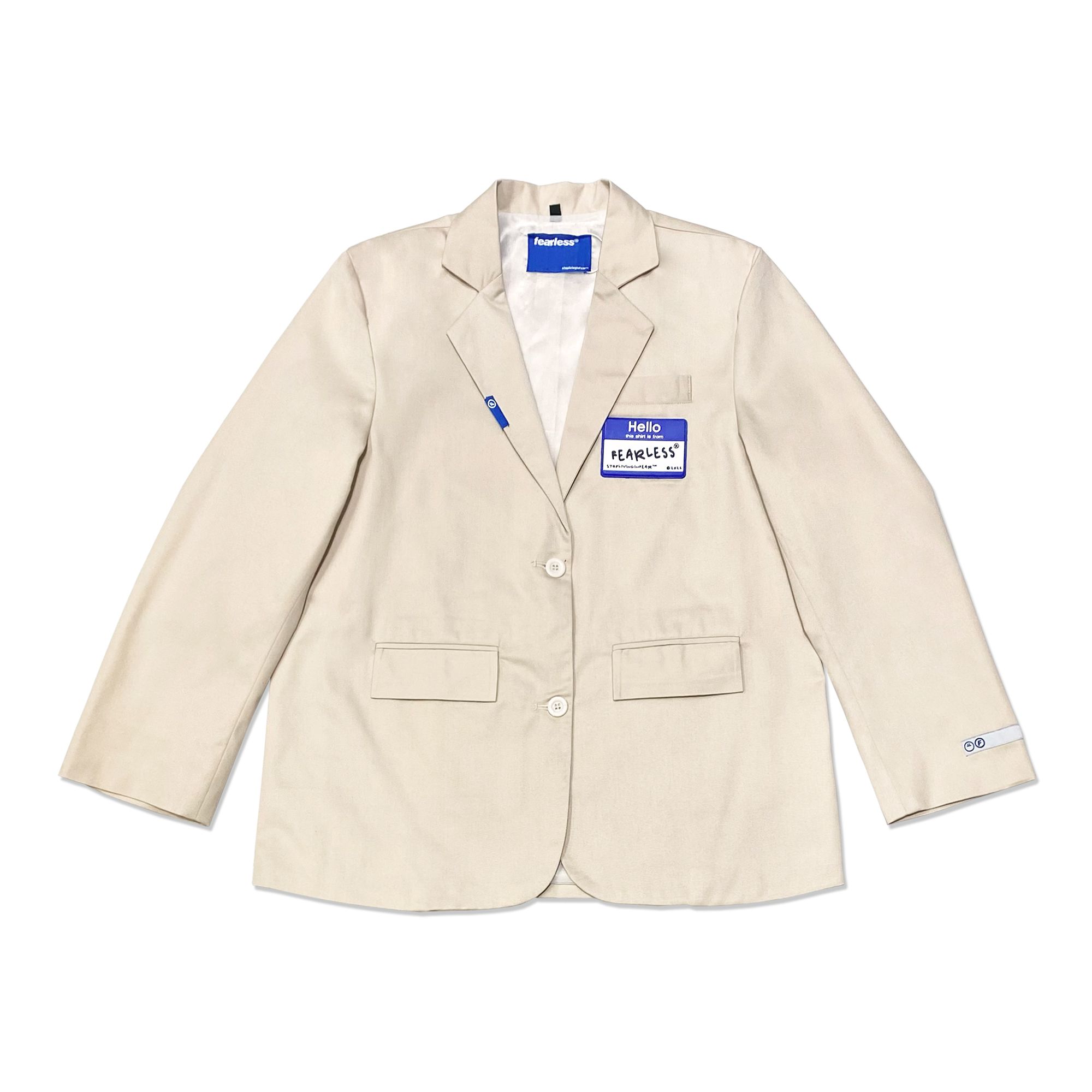 FEARLESS NAME TAG blazer