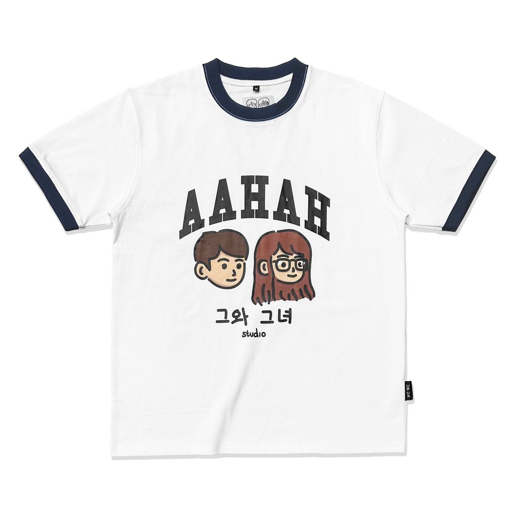 Áo thun AAHAH Studio ringer tee