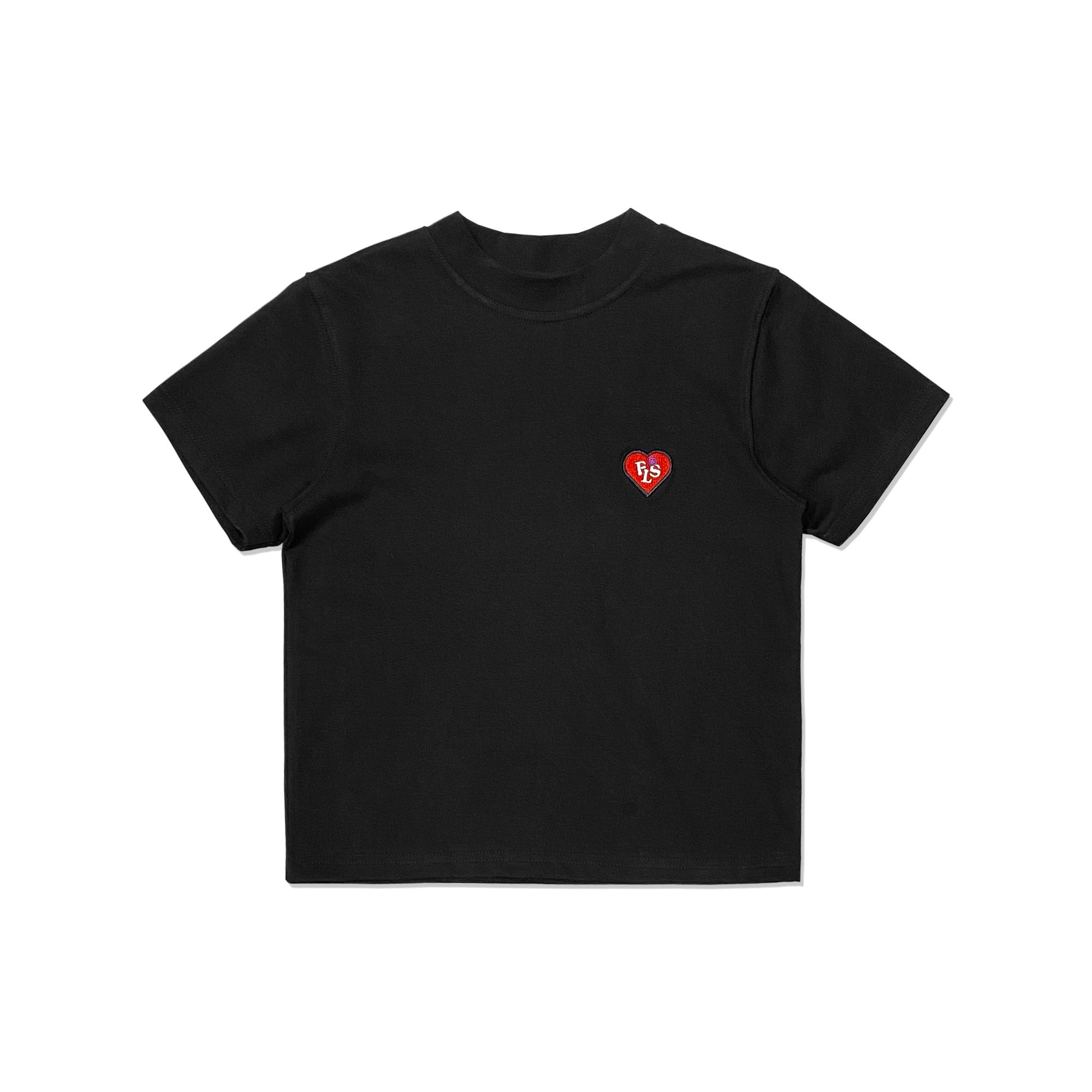 FEARLESS FLS Heart basic croptop tee