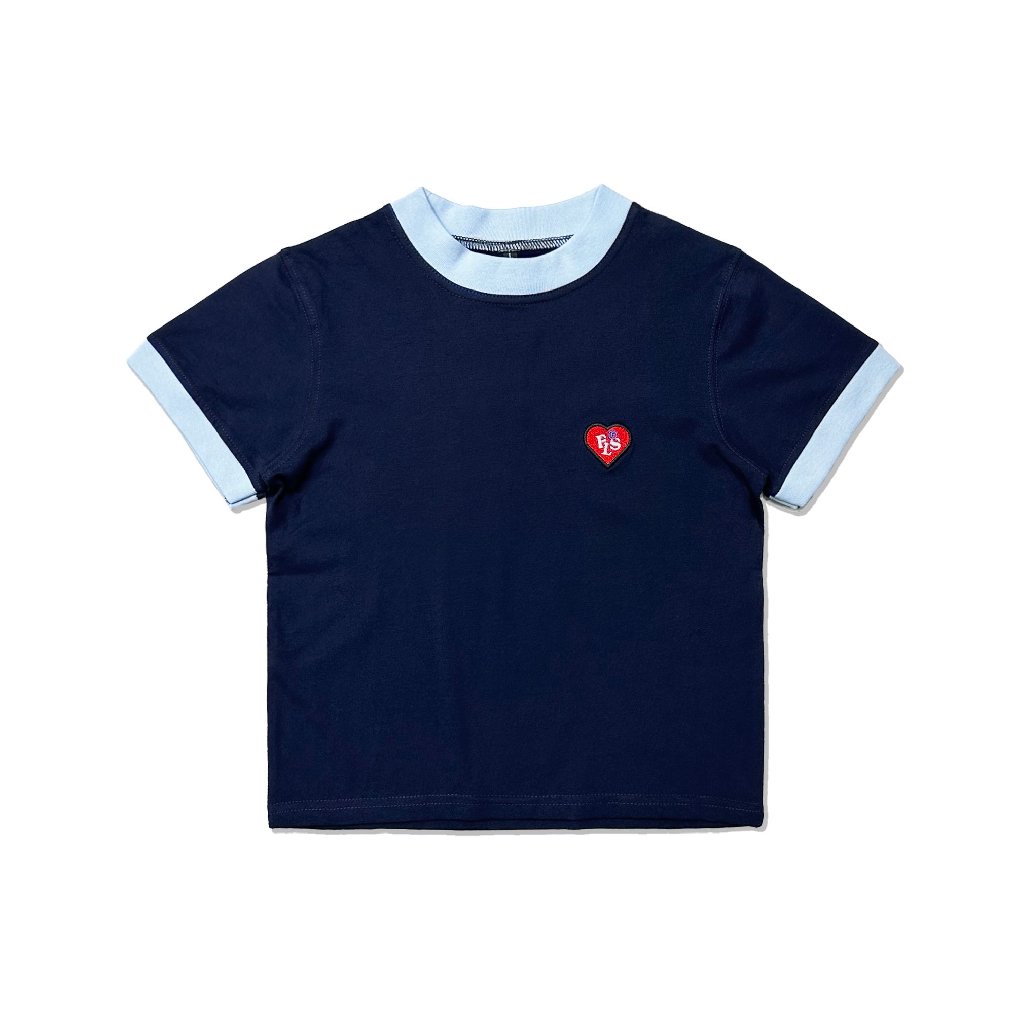 FEARLESS FLS Heart ringer croptop tee