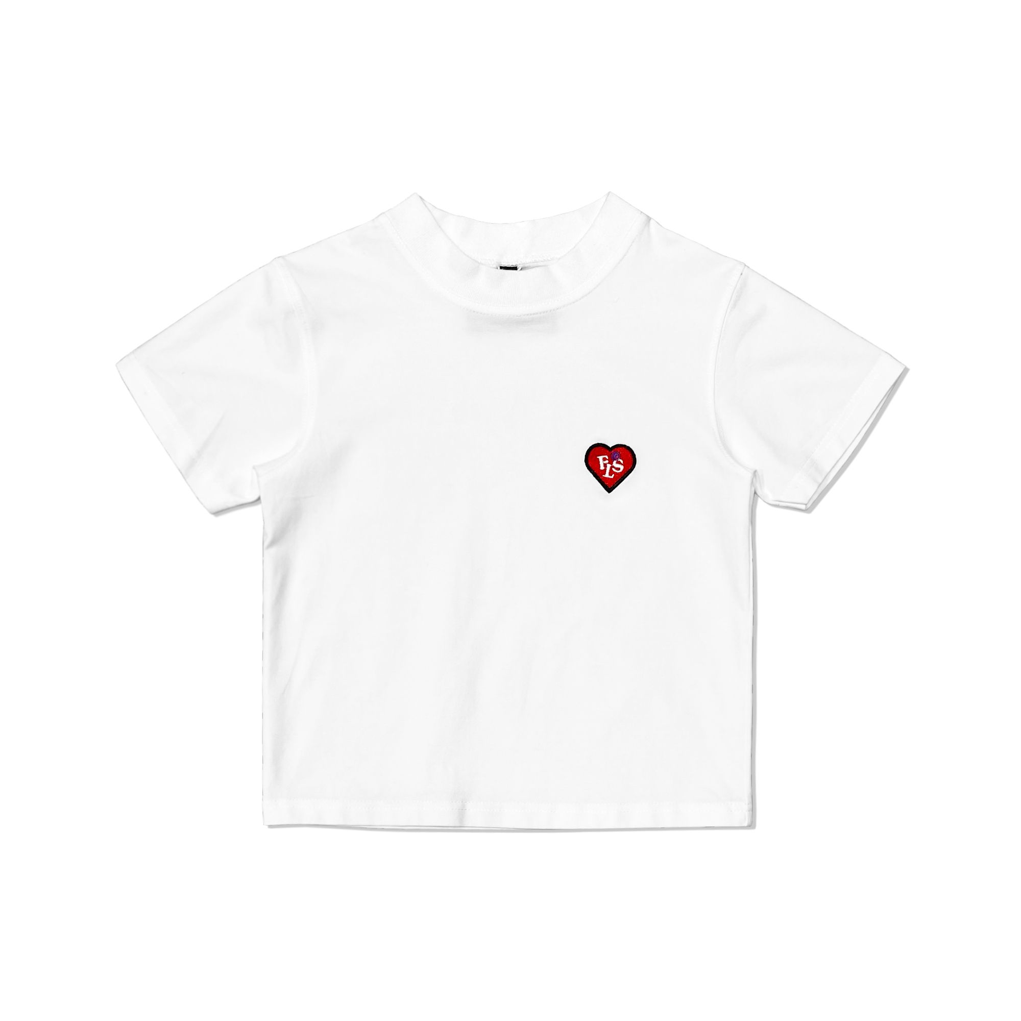 FEARLESS FLS Heart basic croptop tee