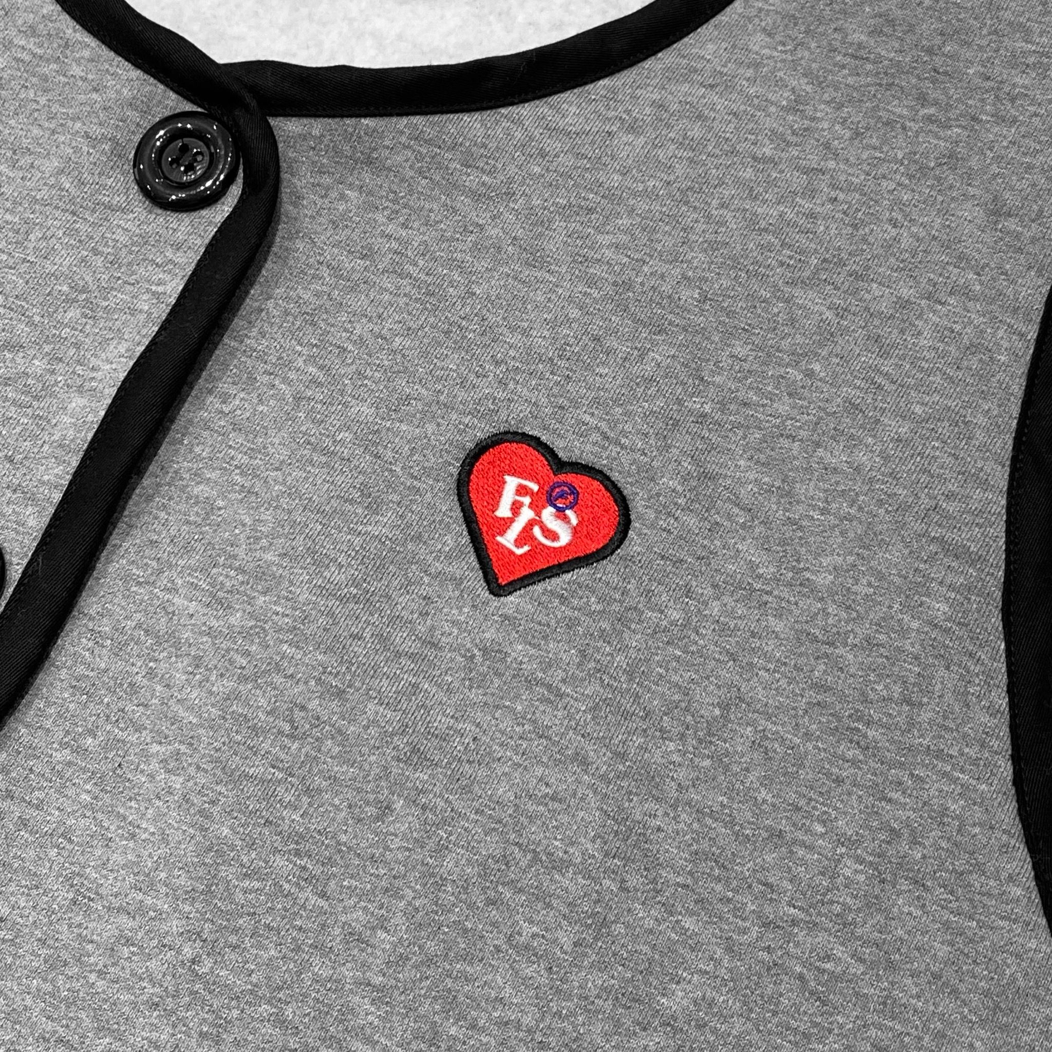 FEARLESS FLS Heart button gile