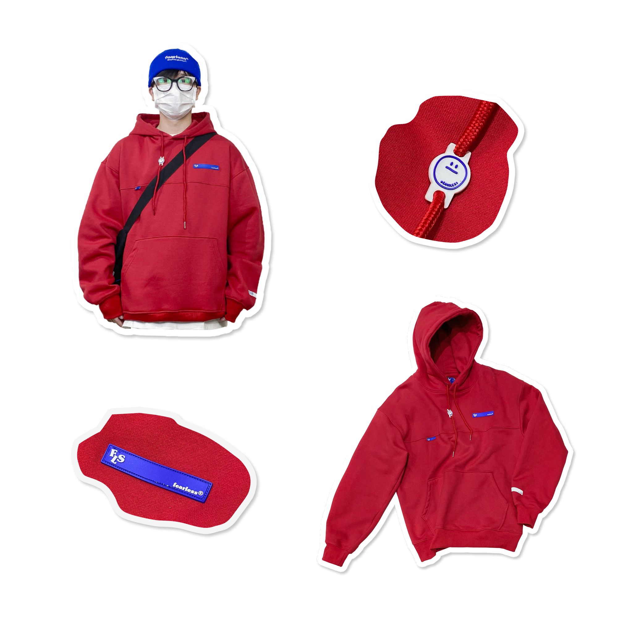FEARLESS basic hoodie