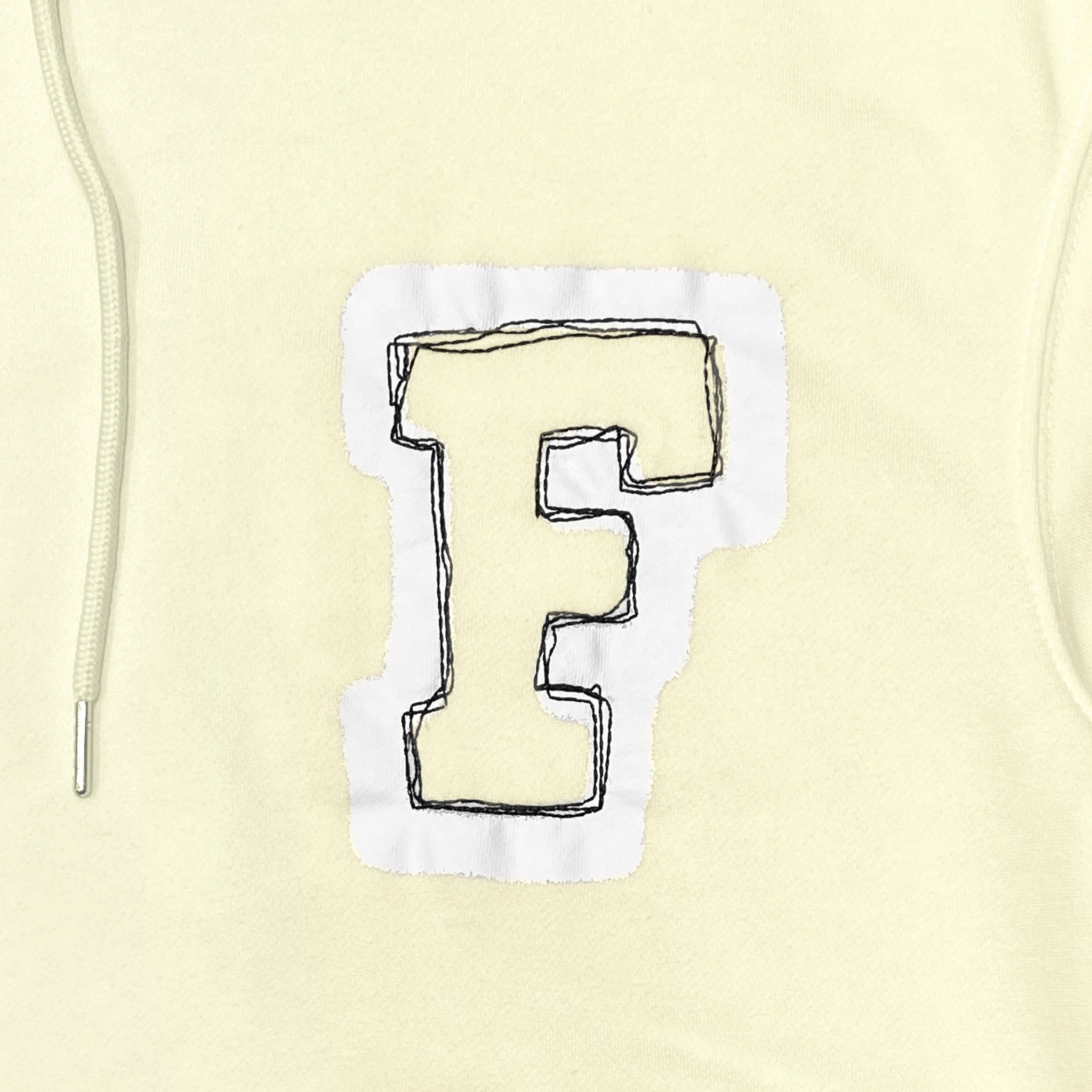 FEARLESS F Logo short sleeve hoodie