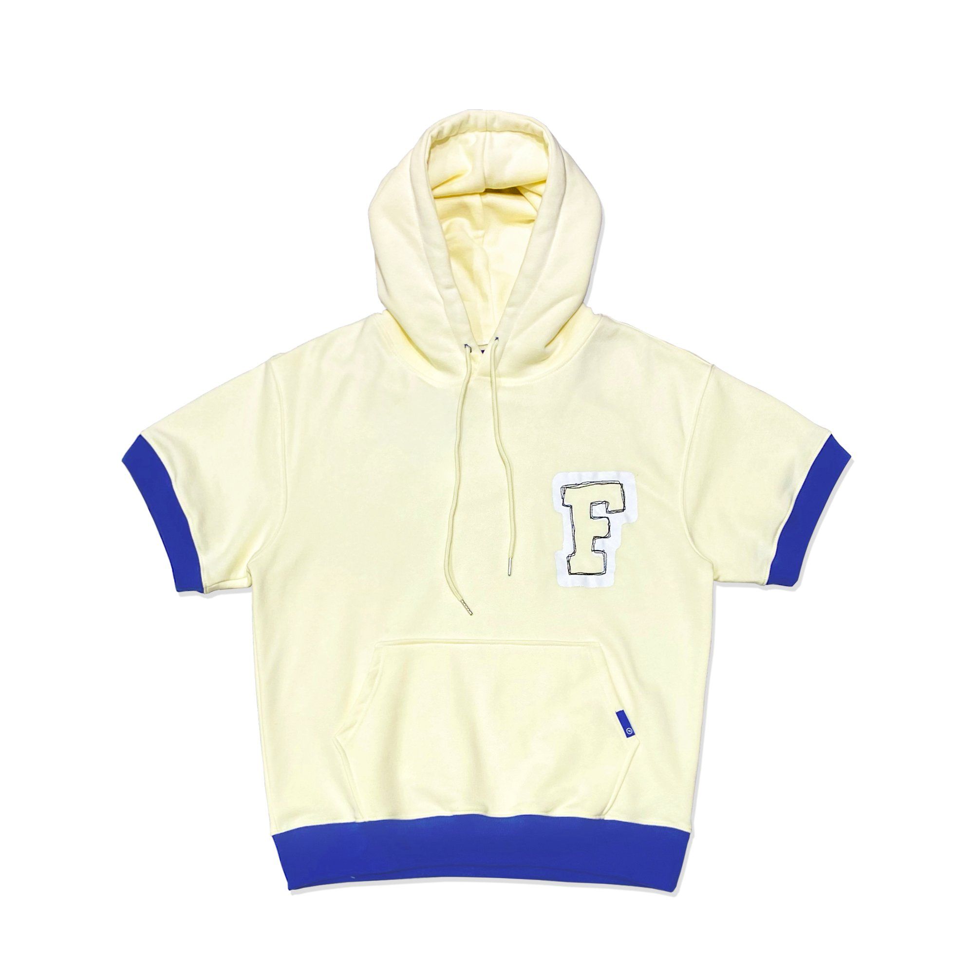 FEARLESS F Logo short sleeve hoodie
