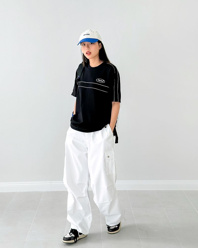 FEARLESS Oval logo line tee