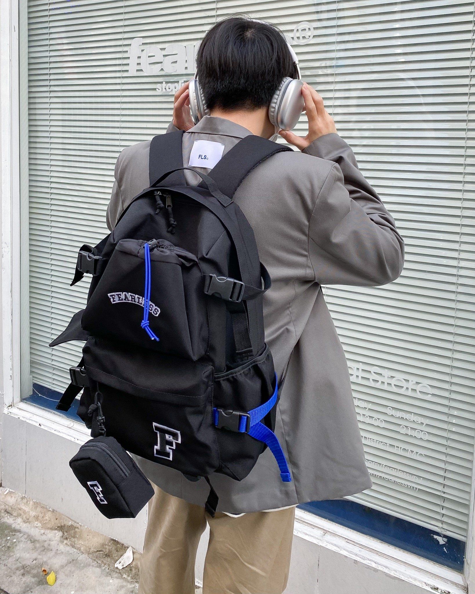 FEARLESS F Logo packback