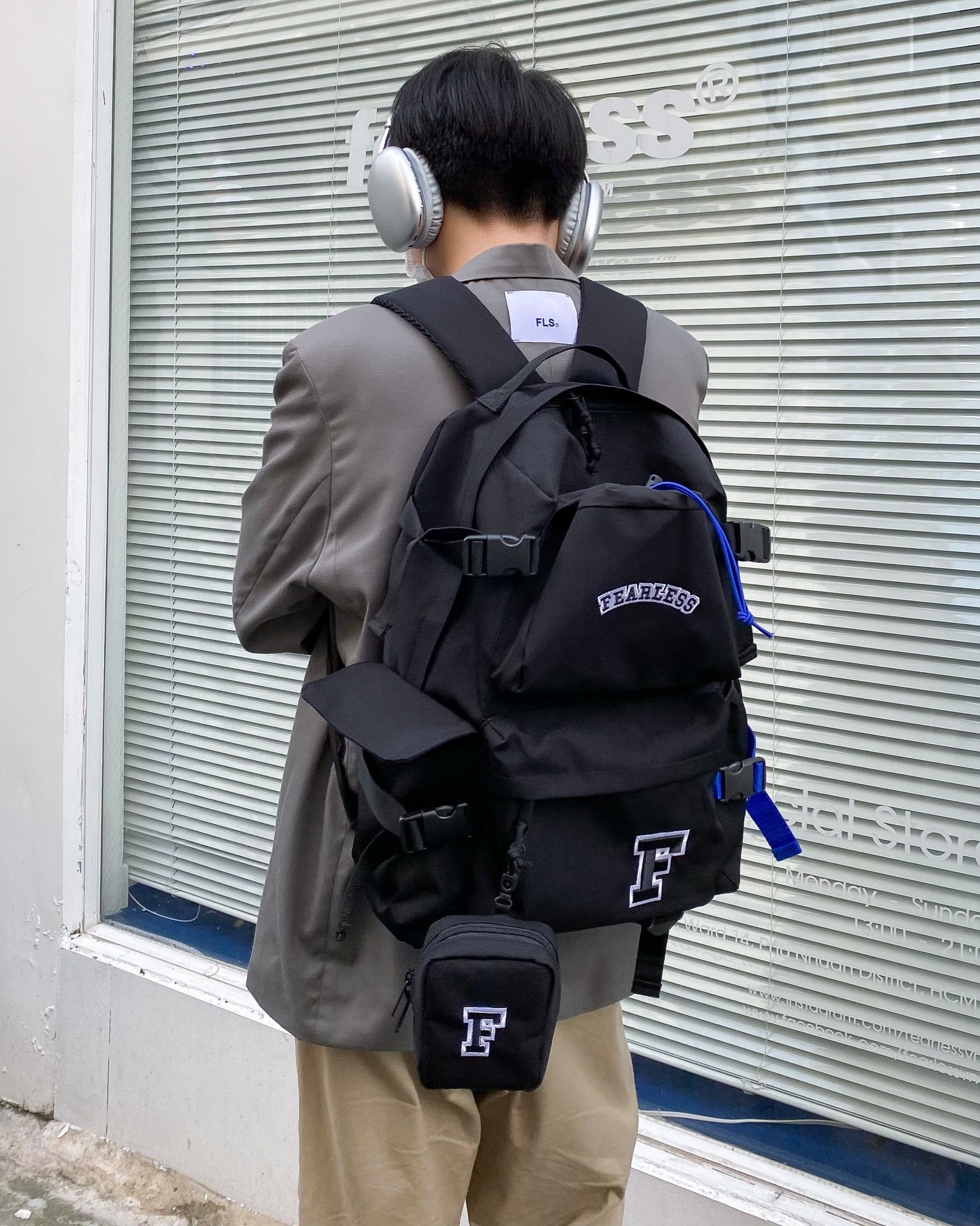 FEARLESS F Logo packback