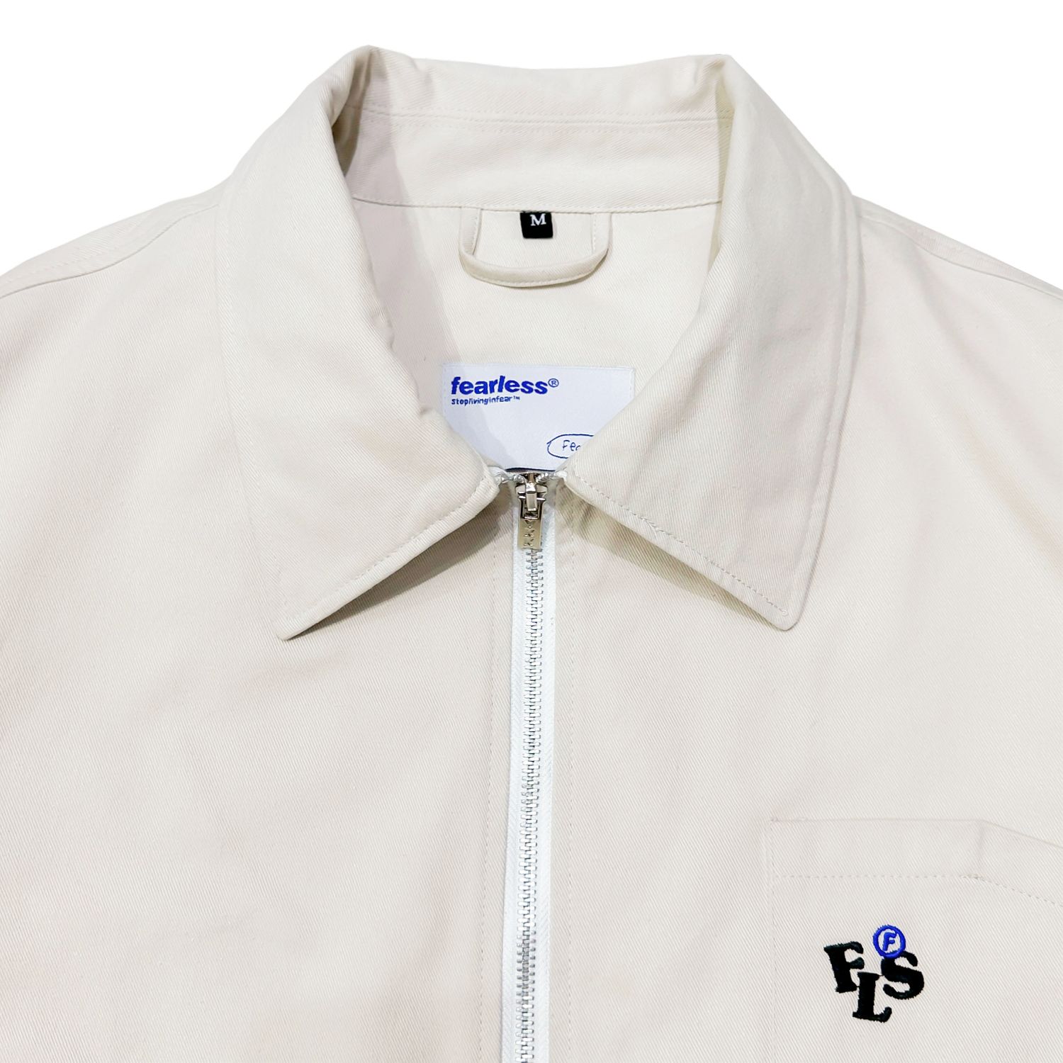 FEARLESS FLS kaki zip jacket