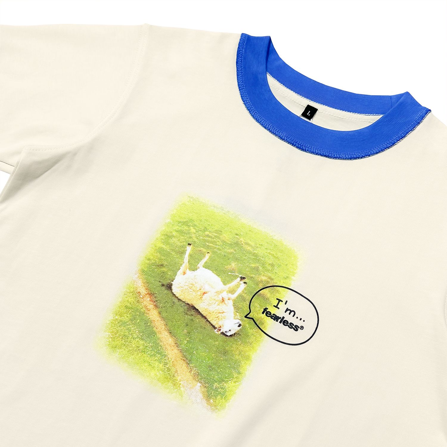 FEARLESS sheep baby tee