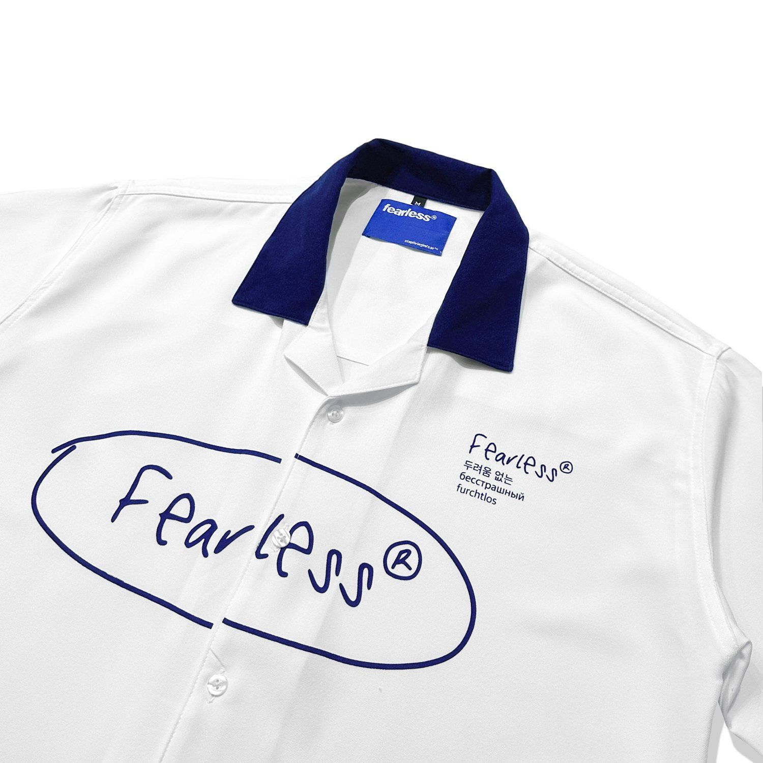 FEARLESS Oval Logo bowling shirt