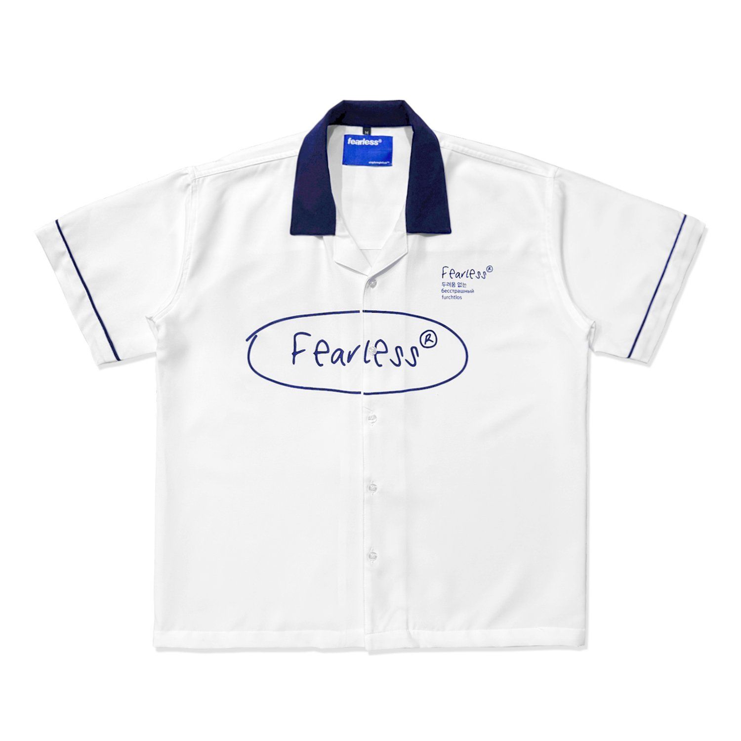 FEARLESS Oval Logo bowling shirt