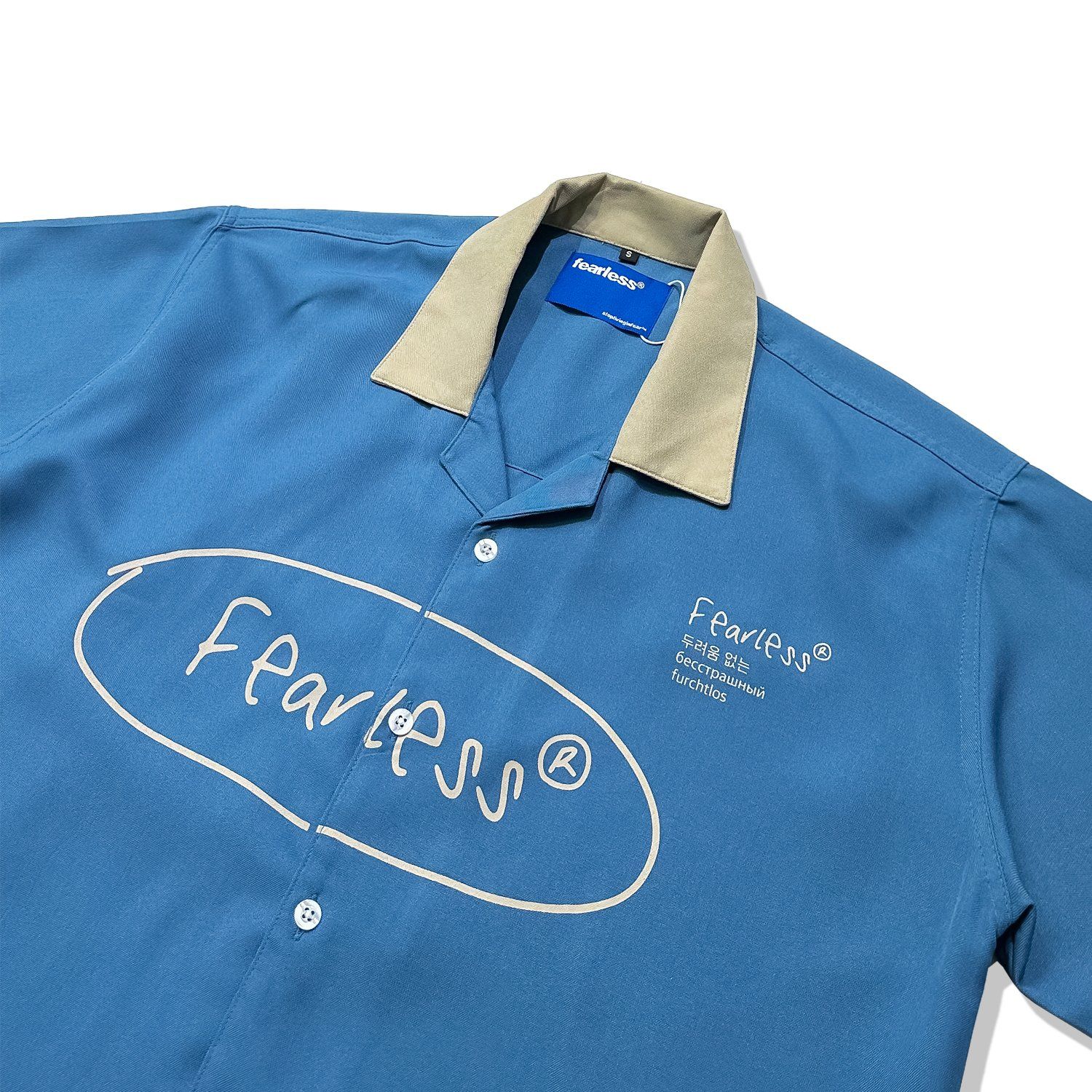 FEARLESS Oval Logo bowling shirt