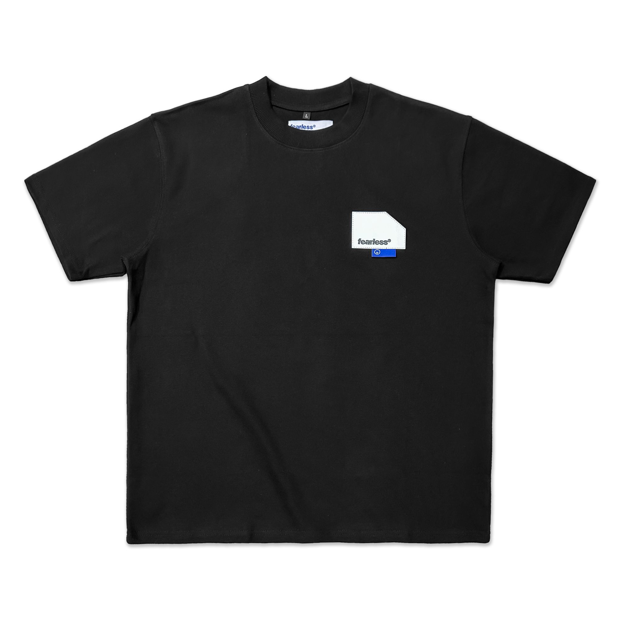 FEARLESS leather label regular tee