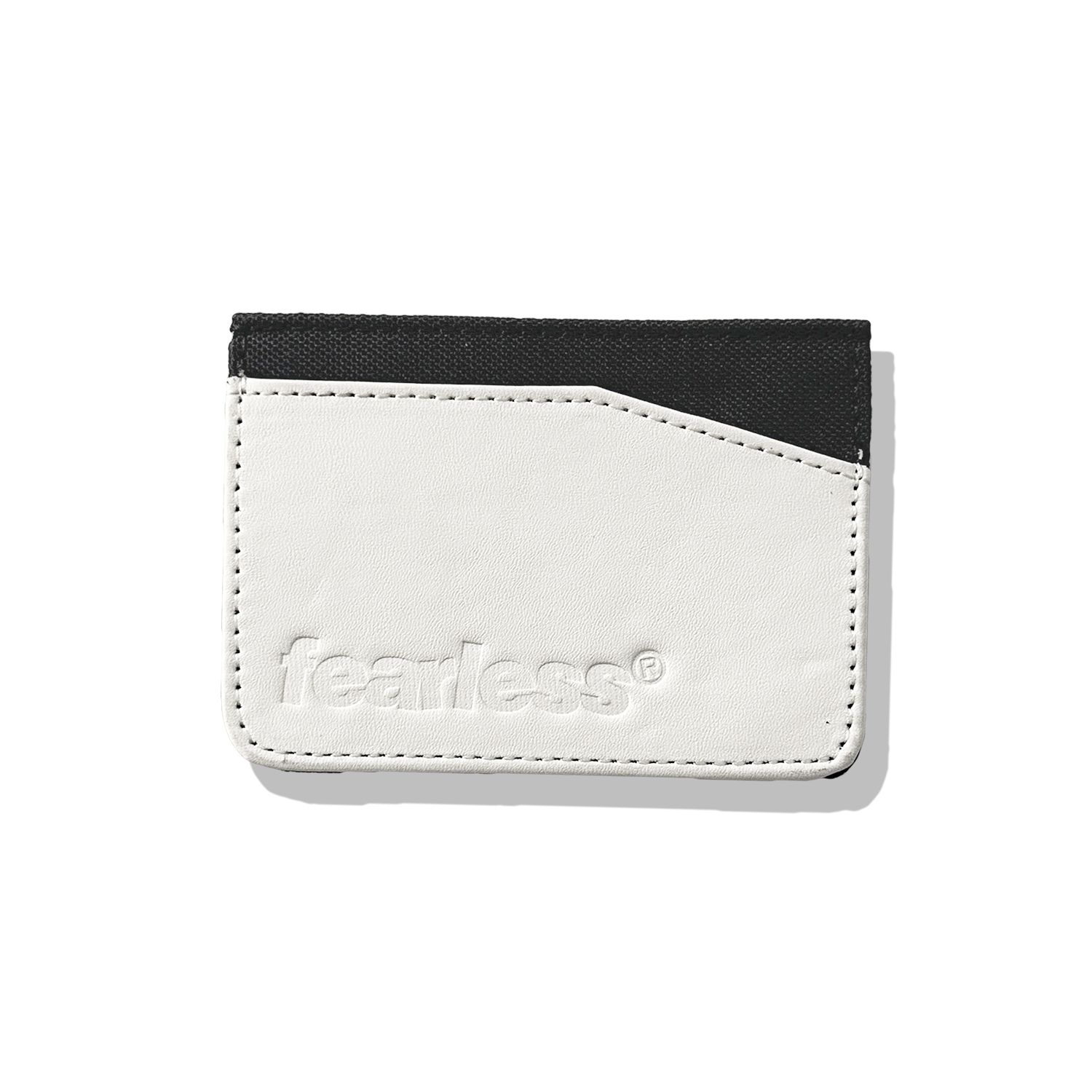 FEARLESS leather label card holder