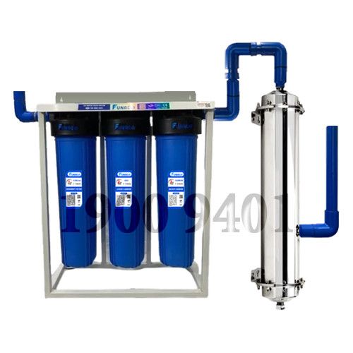Lọc Nước Đầu Nguồn 3 Cấp Biglue UF- 3000L/h Funaco