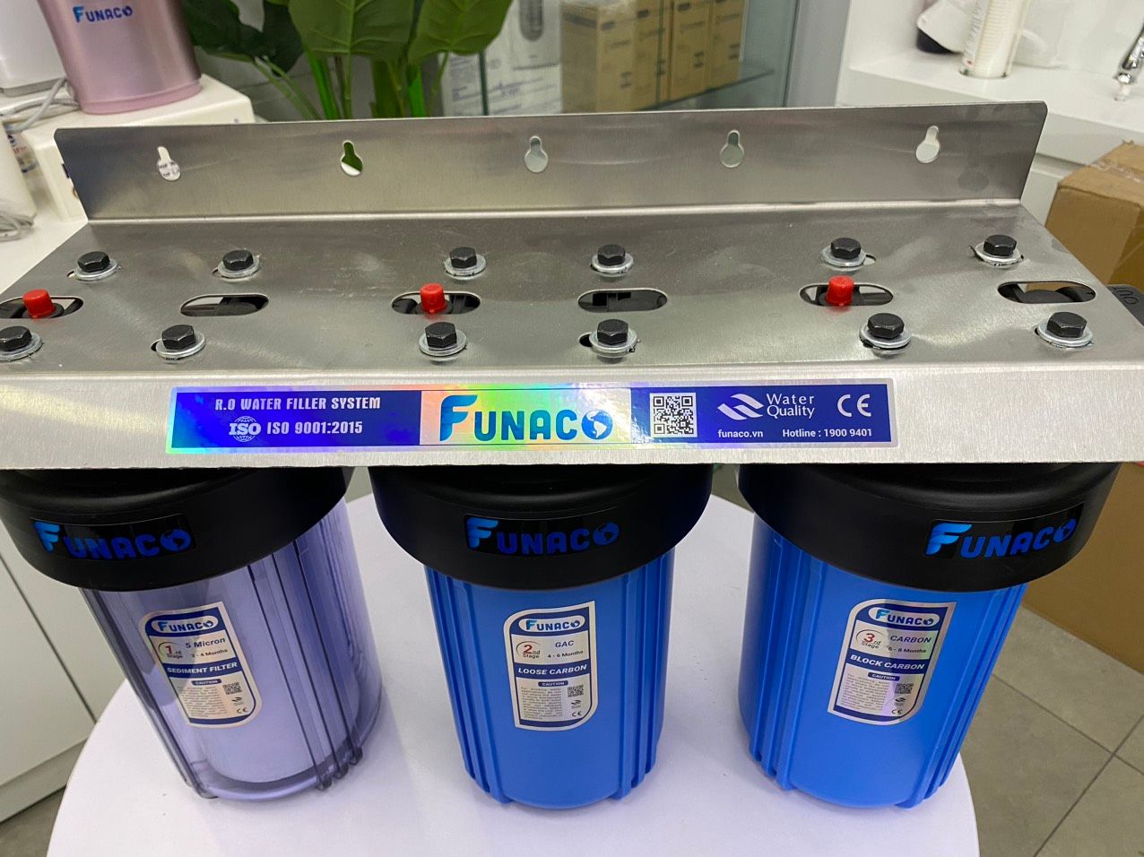 Bộ Lọc Tổng 3 Cấp Biglue 10inch Funaco