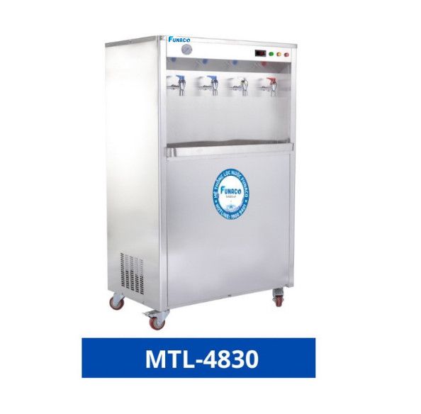 Vỏ Tủ Inox Công Nghiệp 4 Vòi Funaco MTL4830 (Nóng-Lạnh-2Nguội)