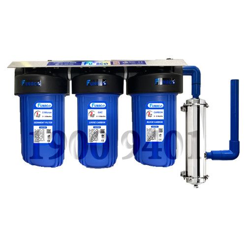 Lọc Nước Đầu Nguồn 3 Cấp Biglue 10inch UF-1000L/H Funaco