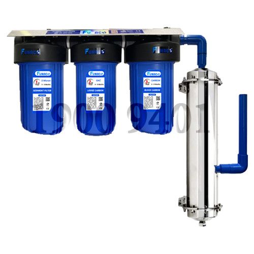 Lọc Nước Đầu Nguồn 3 Cấp Biglue 10inch UF-3000L Funaco