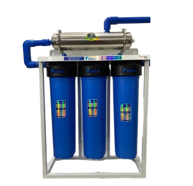 Lọc Nước Đầu Nguồn 3 Cấp Biglue UF-1000L/h Funaco