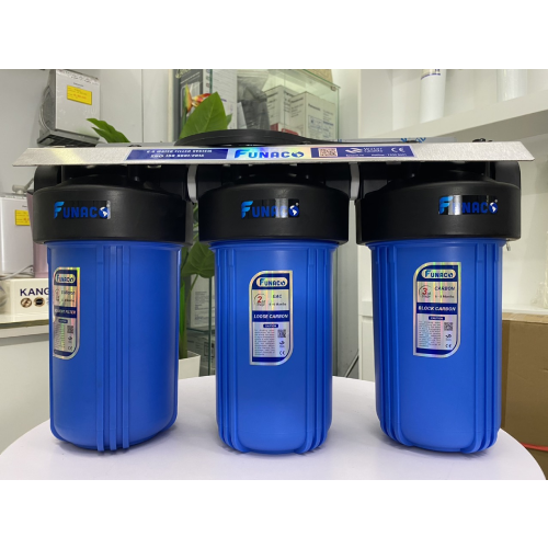 Bộ Lọc Tổng 3 Cấp Biglue 10inch Funaco (Xanh)