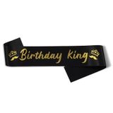  Băng đeo chéo sinh nhật in chữ Birthday King 