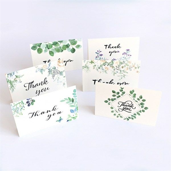 combo 6 bộ thiệp phong cách Floral & Green