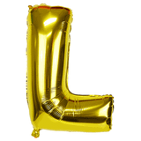  Bong bóng chữ cái 35cm màu vàng (A-Z foil balloons 16'' Gold) 