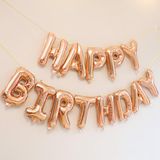  Nhân bản từ Bong bóng chữ Happy Birthday - Vàng hồng 