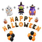  Bộ bong bóng trang trí Halloween phù thủy - ma - cú 