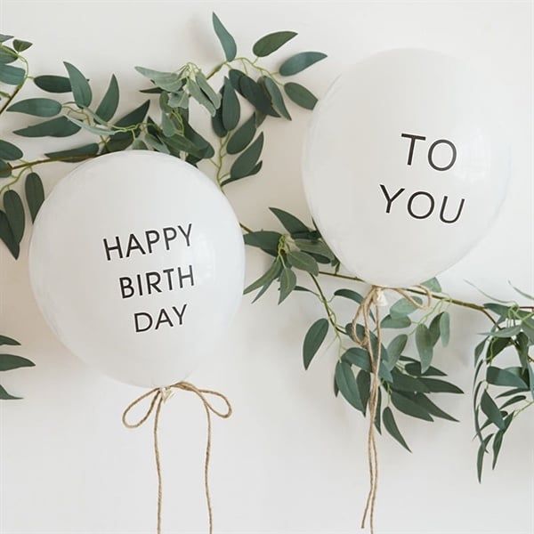 10 bong bóng trang trí Happy Birthday to you