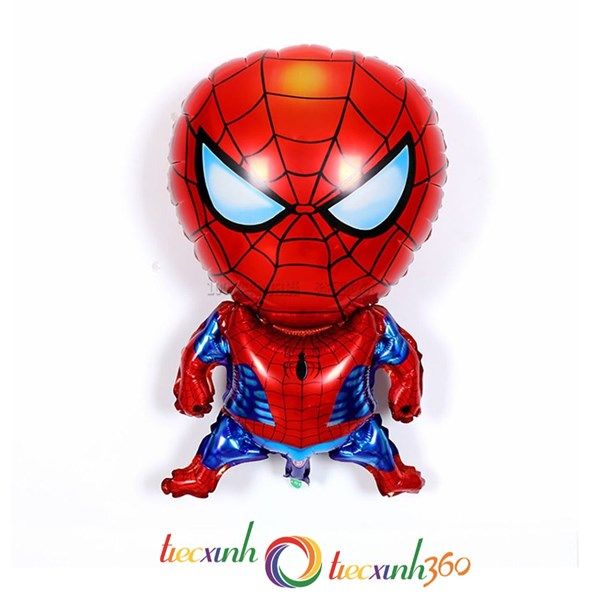 Bong bóng hình người nhện 80x47cm