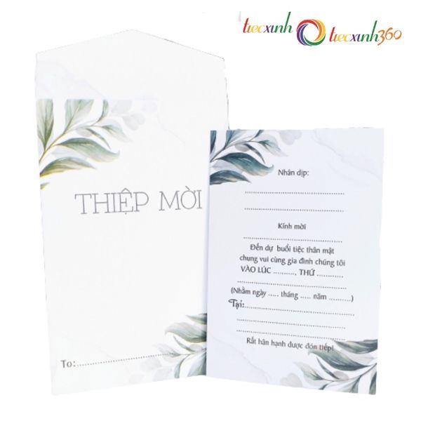  COMBO 10 THIỆP MỜI PHONG CÁCH VINTAGE 