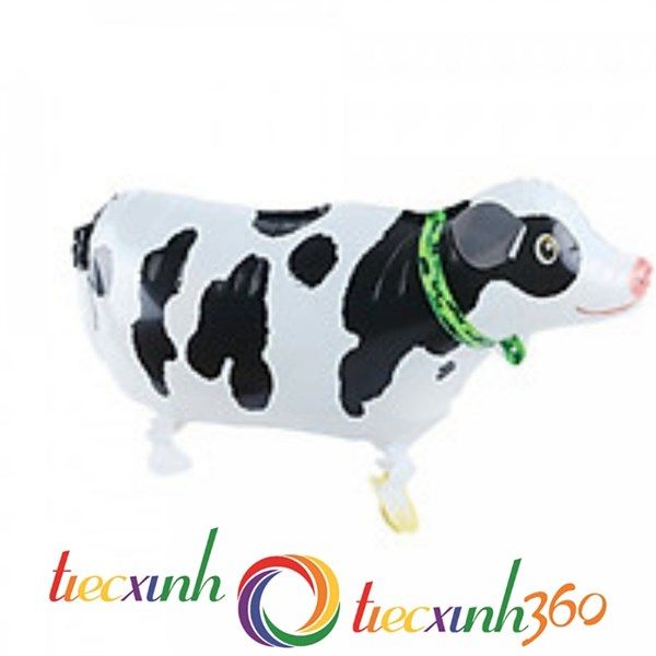 Bong bóng trang trí hình động vật cho bé - Bò sữa (50cm)