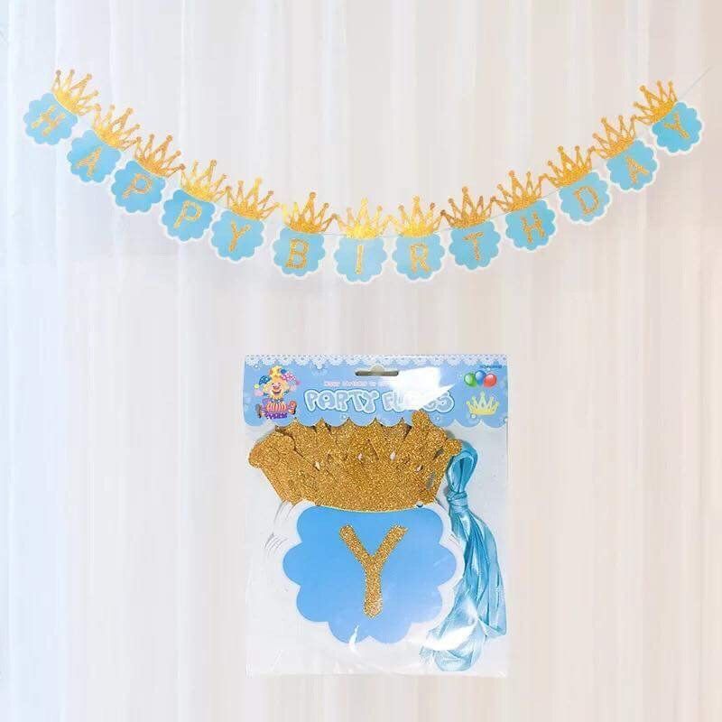 Dây treo Happy Birthday mẫu vương miện
