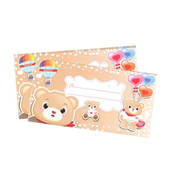  10 thiệp mời sinh nhật happy bear 