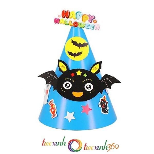 NÓN GIẤY HÓA TRANG HALLOWEEN - Dơi