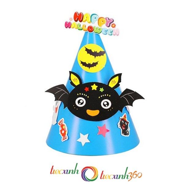 NÓN GIẤY HÓA TRANG HALLOWEEN - Dơi