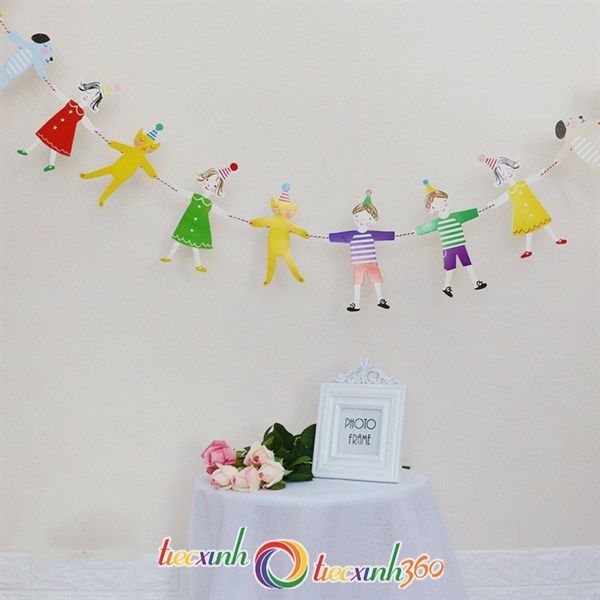 DÂY TREO TRANG TRÍ TIỆC HÌNH CÁC EM BÉ