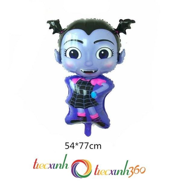  BỘ BONG BÓNG TRANG TRÍ HALLOWEEN VAMPIRINA GIRL 