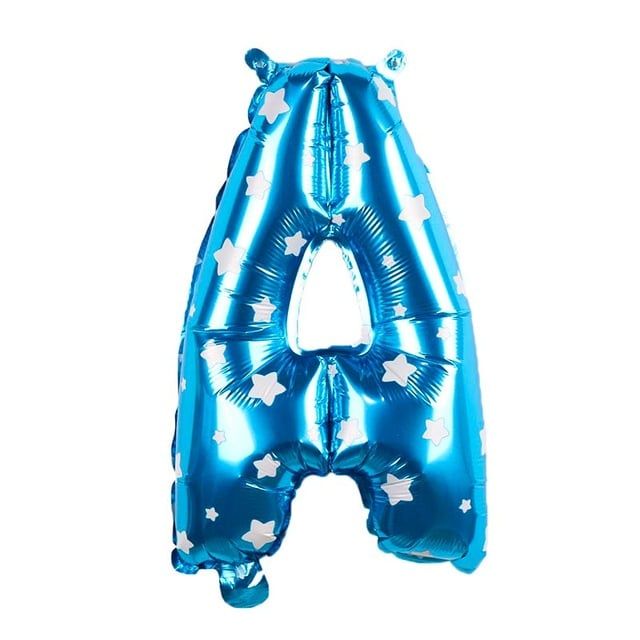  Bong bóng chữ cái 35 cm màu xanh (A-Z foil balloons 16'' Blue) 